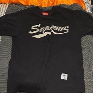 Supreme Black Tee Size S‎